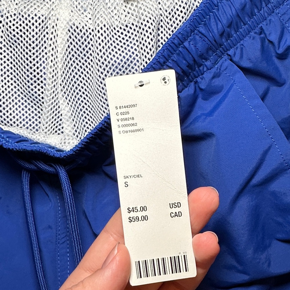 Standard Cloth Urban Outfitters Oliver Nylon Short 5" Blue - Picture 7 of 10